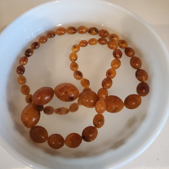 Baltic Egg Yolk Amber Necklaces - Picture 14 of 15